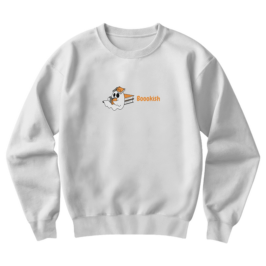 Boookish Ghost Sweatshirt, crewneck