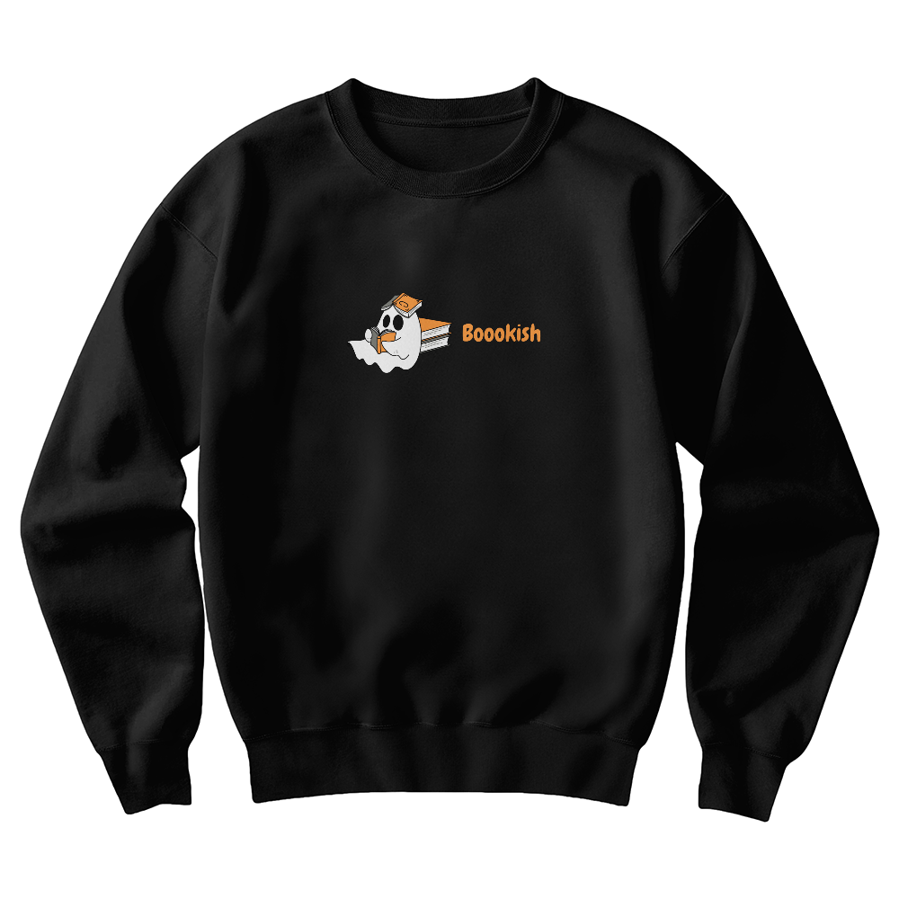 Boookish Ghost Sweatshirt, crewneck