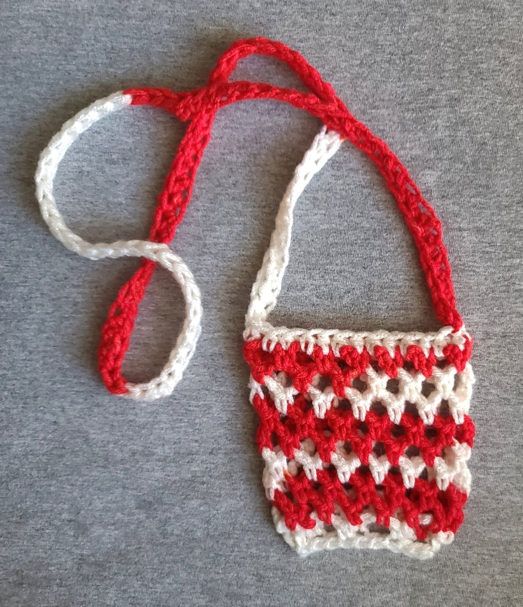 Crochet Wine Glass Lanyard, holder, cozy, handmade